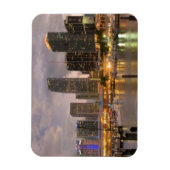 Miami financial skyline at dusk magnet (Vertikal)