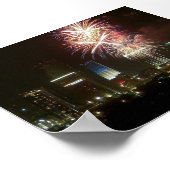 Miami Fireworks Poster (Ecke)