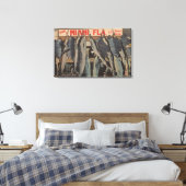 Miami, FL - Ansicht Pier 5 City Yacht Club w/ Leinwanddruck (Insitu (Schlafzimmer))