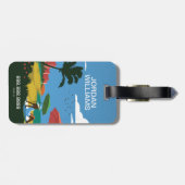 Miami, FL Gepäckanhänger (Rückseite horizontal)