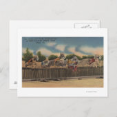 Miami, FL - Greyhound Dog Race im Kennel Club Postkarte (Vorne/Hinten)