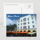 Miami fl postkarte (Vorne/Hinten)