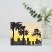 Miami FL Postkarte (Stehend Vorderseite)