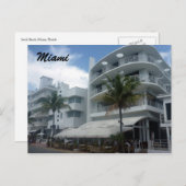 Miami fl postkarte (Vorne/Hinten)