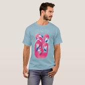 Miami-Flamingo T-Shirt (Vorne ganz)