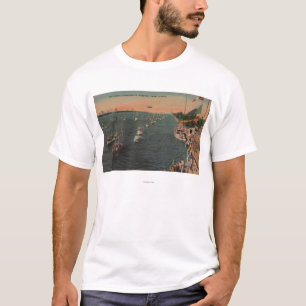 Miami, Florida - Ansicht des Fischens T-Shirt