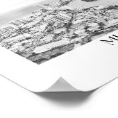 Miami Florida Arch Foto Print Poster (Ecke)