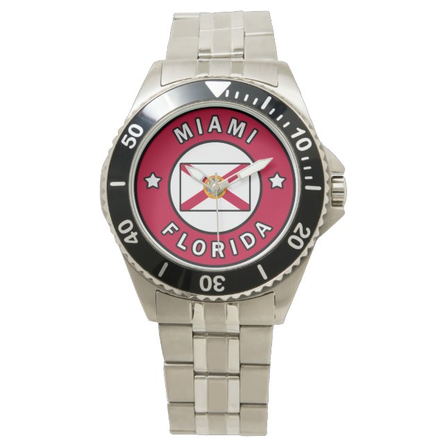 Miami Florida Armbanduhr (Vorderseite)