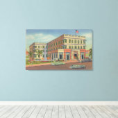 Miami, Florida - Außenansicht des Hotels Astor Leinwanddruck (Insitu (Holzboden))