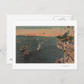 Miami, Florida - Aussicht auf die Fischerei Postkarte (Vorne/Hinten)