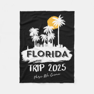 Miami Florida Beach Trip 2025 Hier kommen wir Matc Fleecedecke