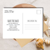 Miami Florida Beach Wedding Save the Date Postkarte