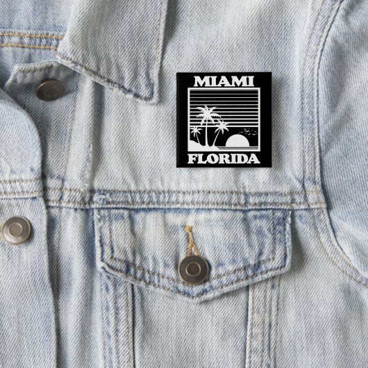 Miami, Florida Button (Beispiel)