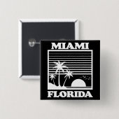 Miami, Florida Button (Vorne & Hinten)