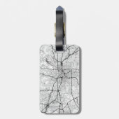 Miami, Florida City Map Topografie Gepäckmarke Gepäckanhänger (Rückseite vertikal)