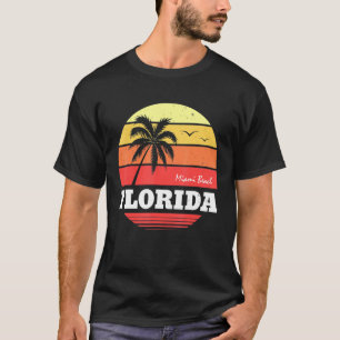 Miami Florida City Siegel Staat Zuhause Pride Dade T-Shirt
