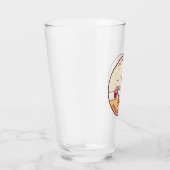 Miami Florida City Skyline Emblem Glas (Rechts)