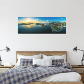 Miami Florida City Skyline Foto Leinwanddruck (Insitu (Schlafzimmer))