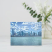 MIAMI FLORIDA CITYSCAPE SKYLINE POSTCARDS POSTKARTE (Stehend Vorderseite)