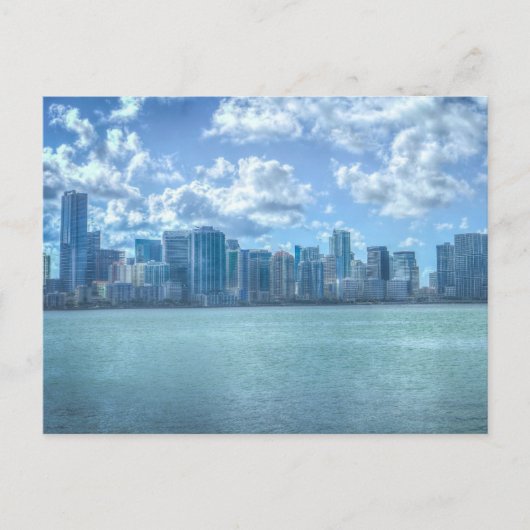 MIAMI FLORIDA CITYSCAPE SKYLINE POSTCARDS POSTKARTE (Vorderseite)