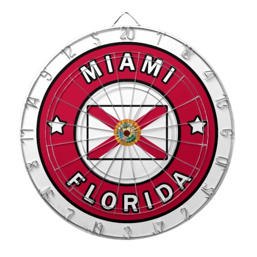 Miami Florida Dartscheibe (vorne)