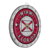 Miami Florida Dartscheibe (Vorderseite Links)