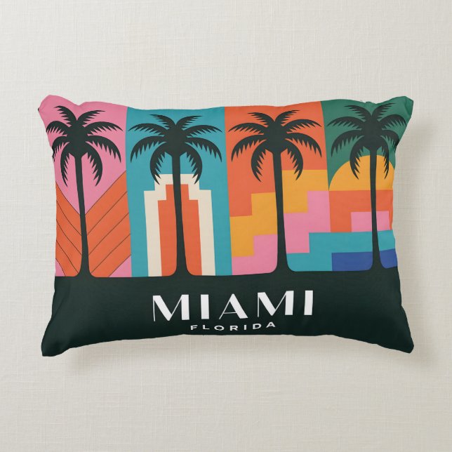 Miami Florida Dekokissen (Vorderseite)