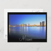Miami, Florida, die Stadt schön Postkarte (Vorne/Hinten)