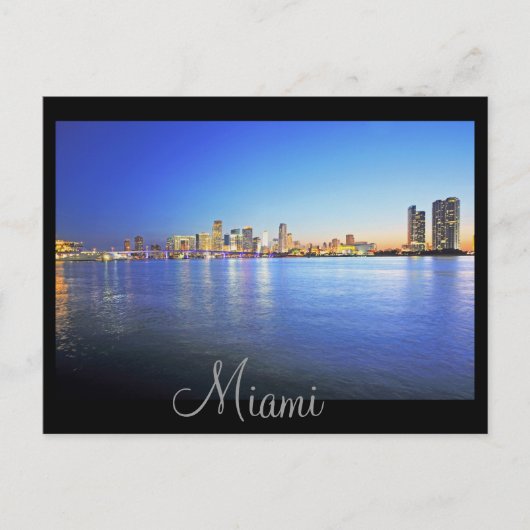Miami, Florida, die Stadt schön Postkarte (Vorderseite)