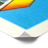 Miami Florida FL Old Vintage Travel Souvenir Poster (Ecke)