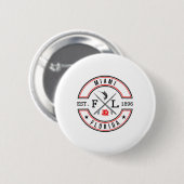 Miami Florida Fl Retro-Surfer am Strand und Ck Button (Vorne & Hinten)