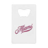 Miami Florida Geldbeutel Flaschenöffner (Vorderseite)