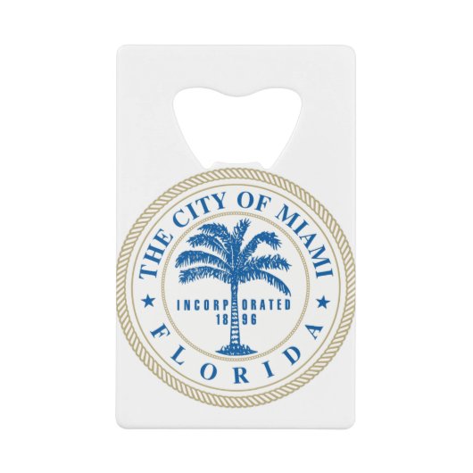 Miami Florida Geldbeutel Flaschenöffner (Vorderseite)