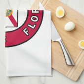 Miami Florida Geschirrtuch (Viertel Falte)