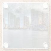 Miami, Florida Glasuntersetzer (Rückseite)