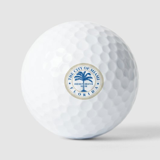 Miami Florida Golfball (Vorderseite)