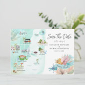 Miami Florida | Hochzeit in Urlaubsort Fahrplan (Stehend Vorderseite)