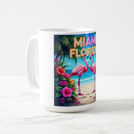 MIAMI FLORIDA KAFFEETASSE (Vorderseite Links)