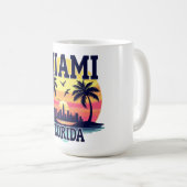MIAMI FLORIDA KAFFEETASSE (VorderseiteRechts)