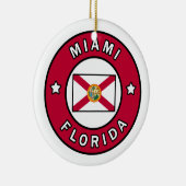 Miami Florida Keramik Ornament (Rechts)