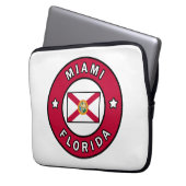 Miami Florida Laptopschutzhülle (Vorderseite Links)
