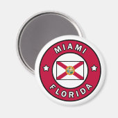 Miami Florida Magnet (Vorderseite/Rückseite)
