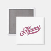 Miami Florida Magnet (Vorderseite/Rückseite)