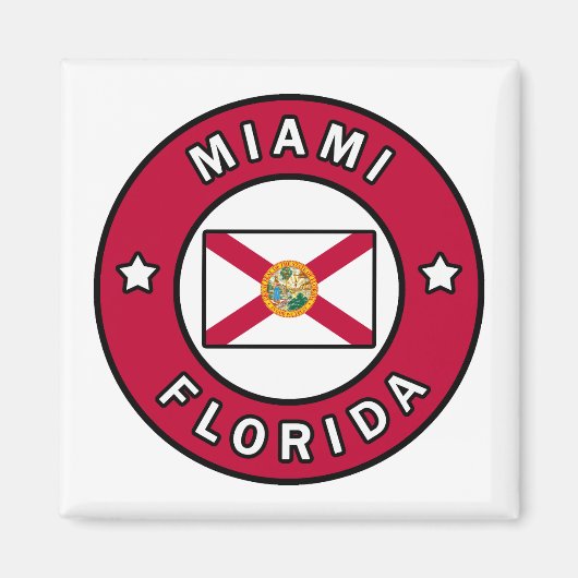 Miami Florida Magnet (Vorne)