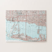 Miami Florida Map (1994) Puzzle (Horizontal)