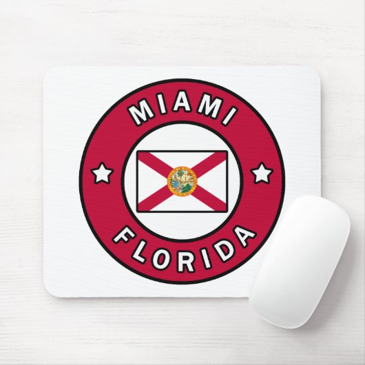 Miami Florida Mousepad (Mit Mouse)