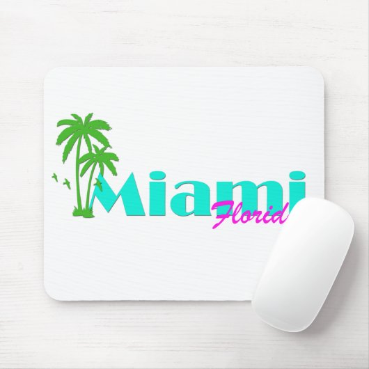 Miami Florida Mousepad (Mit Mouse)