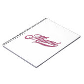 Miami Florida Notizblock (Linke Seite)