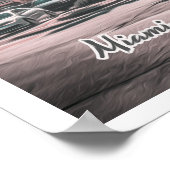 MIAMI FLORIDA OCEAN DR. POSTER (Ecke)
