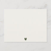 Miami Florida Palm Landschaft Hochzeiten Details Begleitkarte (Rückseite)